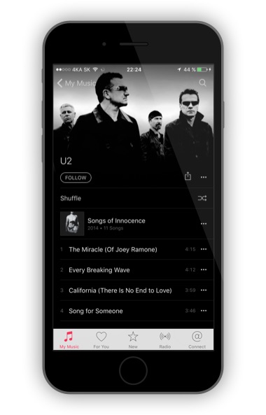 App screen in a device mockup